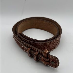 Silver Creek Brown Leather Men's Belt‎